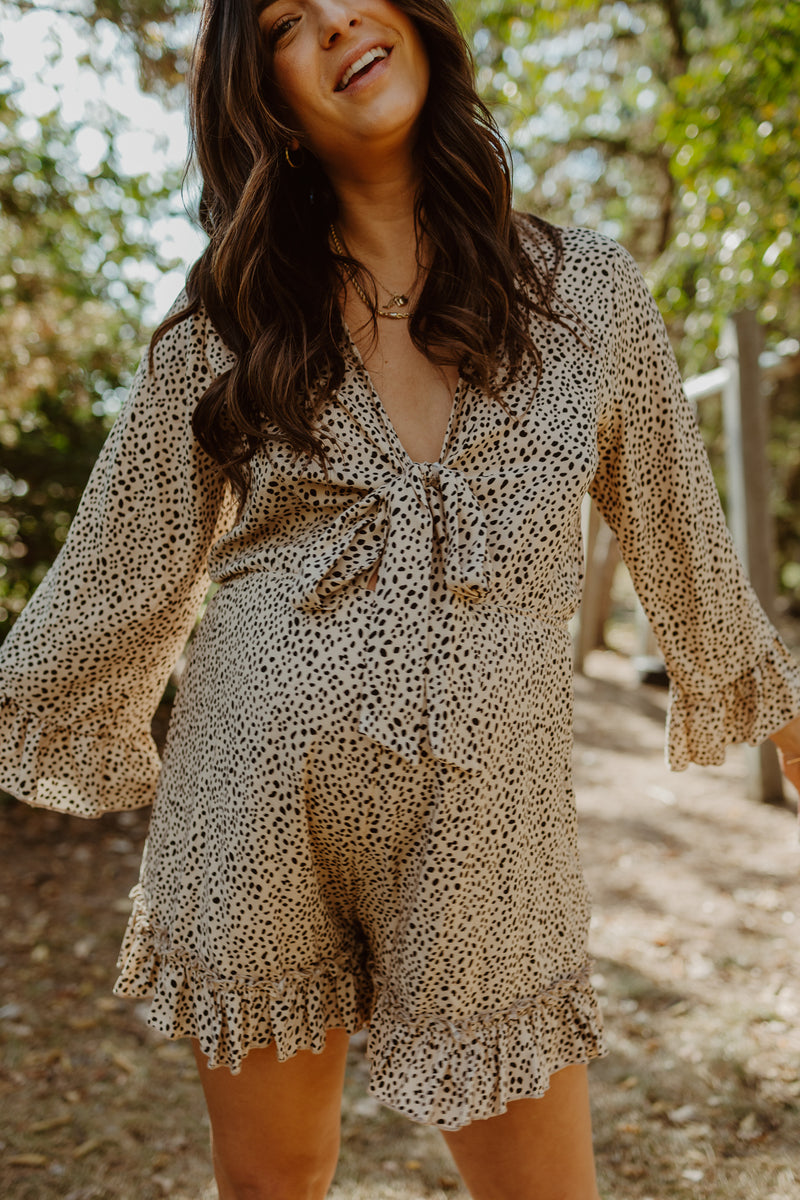 Estie Romper - Beige