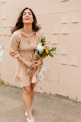 Sweet Pea Plaid Dress - Rust - Finding July